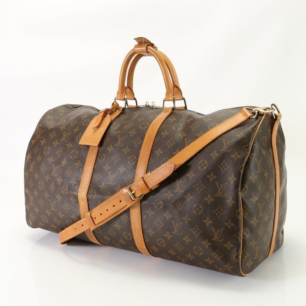 Louis Vuitton Keepall Bandouliere 55 Leather Bag Monogram - Picture 2 of 13